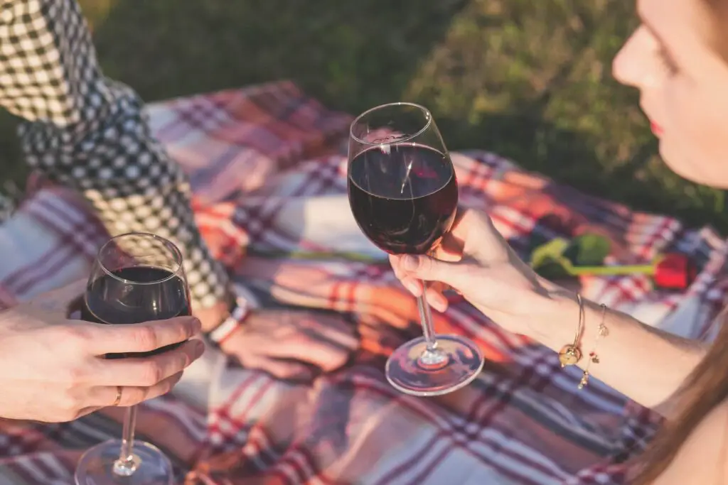 This image shows a couple on a picnic. It's used for the article, How to make my boyfriend feel special on his birthday